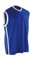 Heren Basketball Sportshirt Spiro S278M Royal/White